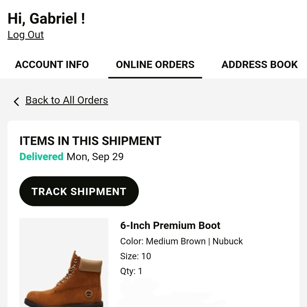 Timberland Medium Brown 6-Inch Premium Boots